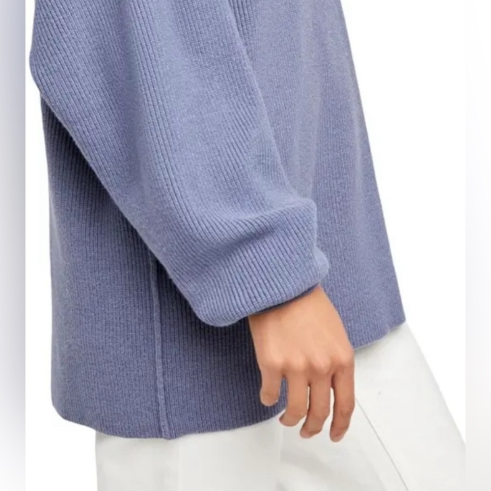 NWOT - Free People Softly Structured Tunic Sweater in Cloud - Size L - Picture 7 of 10